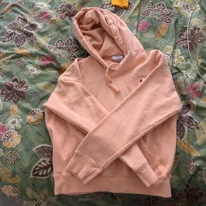 peach Champion hoodie